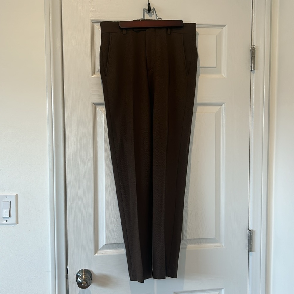 ASOS Brown Suit Pants Sz 30x30